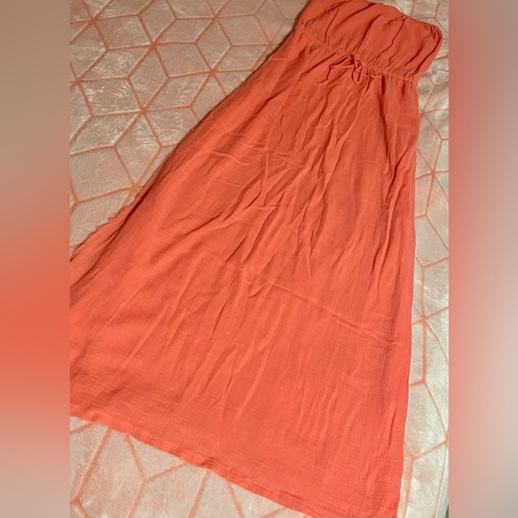 J. Crew Dresses & Skirts - 🍑 J. Crew Orange Smocked A-Line Maxi Skirt 🍑